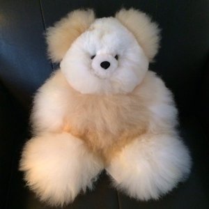 alpaca wool teddy bear