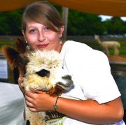 Ashleigh Plante with her good friend, Silver Angel!