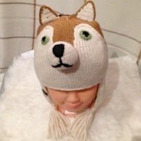 Fox Alpaca Hat, alpaca hat for children