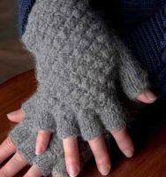 Alpaca Fingerless texting gloves