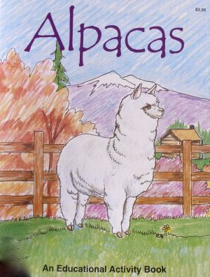 Alpaca activity book childrens toy island alpaca martha's vineyard