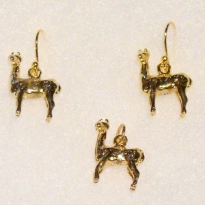 Alpaca Jewelry earrings pendant set charms