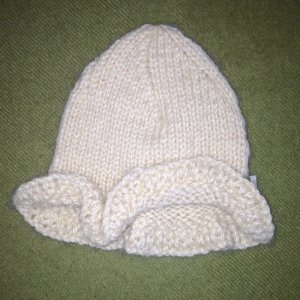 newborn hat ivory