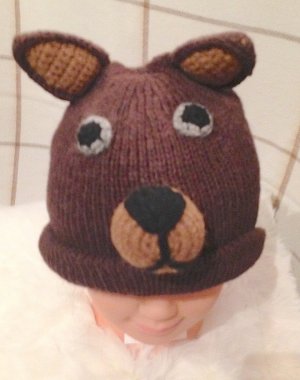 Alpaca Bear Hat for children