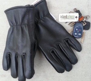Alpaca lined Leather Gloves for men
