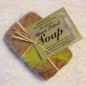 Alpaca Felted Goat's Milk Soap Handcrafted
