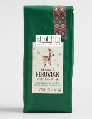 Organic whole bean Peruvian Coffee