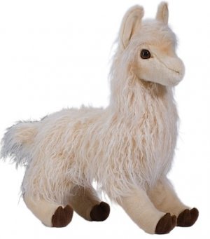 Alpaca standing cuddle toy plush toy