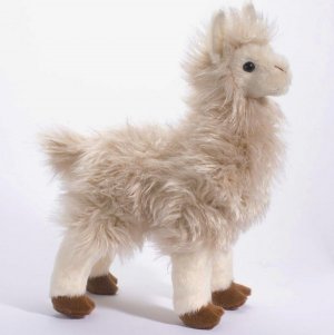 small stuffed llama