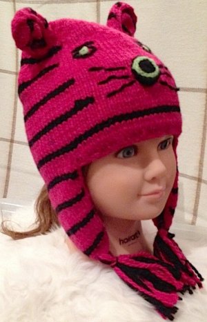 Animal Cat Alpaca hat for children toddler Cat hat Tiger hat