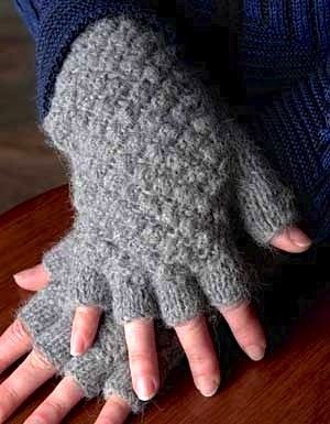 Alpaca Fingerless texting gloves