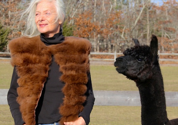 alpaca fur coat