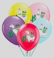 party alpaca llama ballons