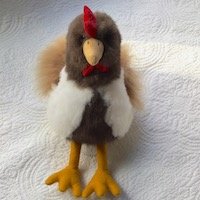 Baby Alpaca Chicken bird rooster toy