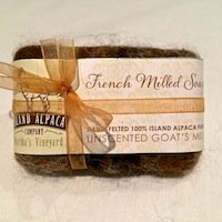 Alpaca Felted Goat's Milk Soap Handcrafted