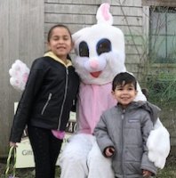 Meet the Easter Bunny and Alpaca for all ages kids