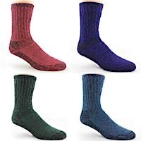 Comfort all weather sock warm colors