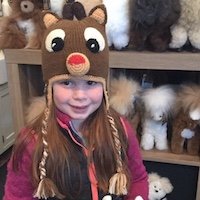 Rudolph the Red Nosed Reindeer Hat for boys hat  girls