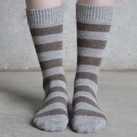 Striped Alpaca Socks