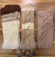 Alpaca Wrist warmers texting gloves arm warmers