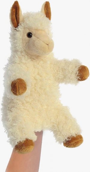 Alpaca Llama Plush hand puppet