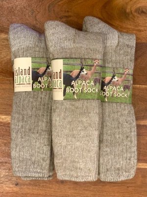Warm calf high alpaca boot sock cozy