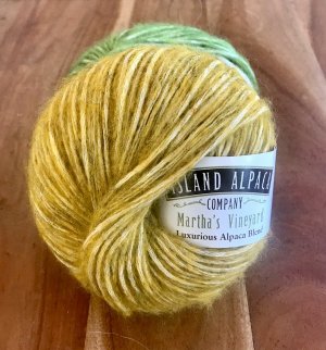 Alpaca cotton wool yarn blend