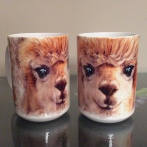 Alpaca Coffee Mug ceramic 12 Ounces