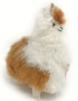 Baby Alpaca fur toy mini plush toy