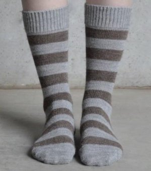 Striped Alpaca Socks
